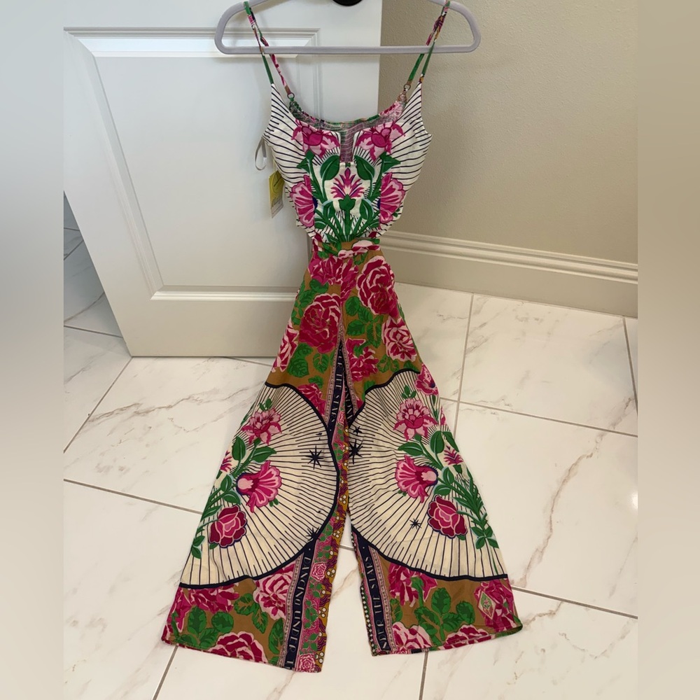 Maaji Cerise bouquet, Biena, Jumpsuit Pink and Green Floral